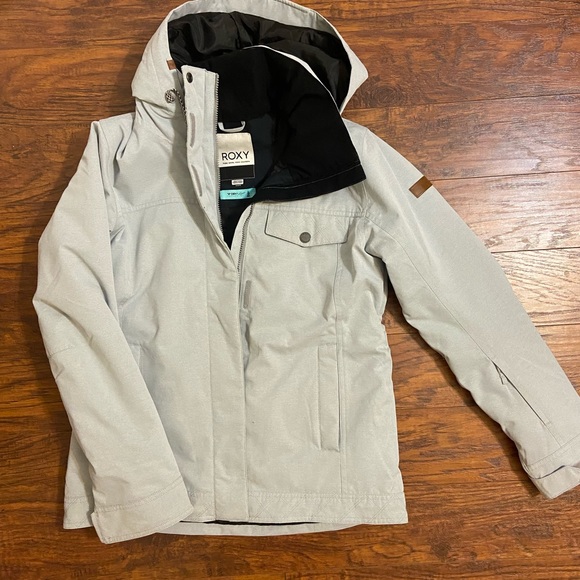 Roxy Billie Hooded Insulated Jacket Size M - Picture 3 of 4